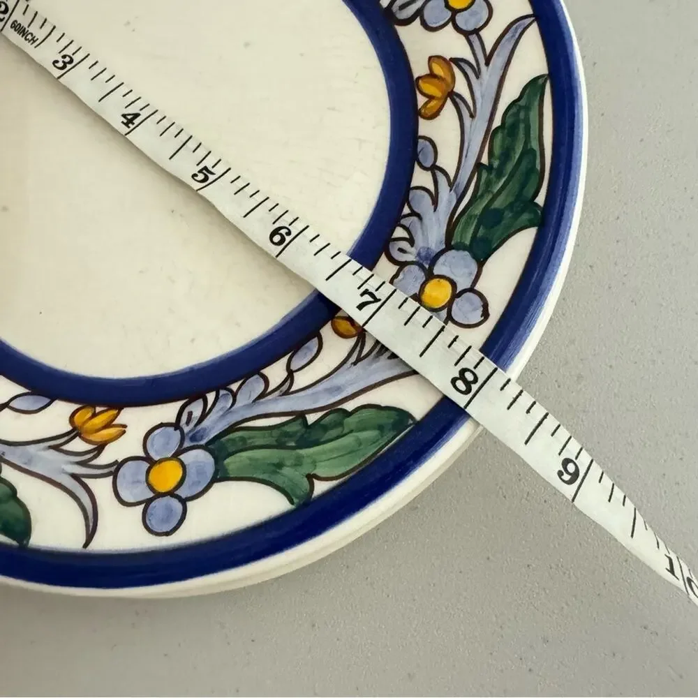 William Sonoma Conimbricer Portugal Plate Set Of Two Olivia & Isabel 8in Desert